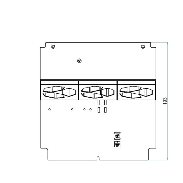 Produktbild UBD 210 222  -  Steckdoseneinsatz für 6 FLF inkl. 3x 3xT13, weiss